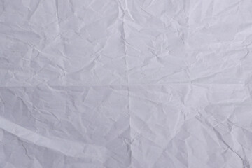 Crumpled White Paper Texture Background
