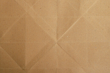 Brown Folded Recycled Paper Texture