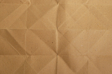 Brown Folded Recycled Paper Texture