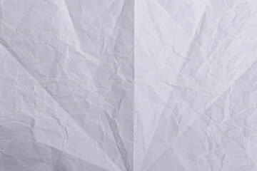 Crumpled White Wrinkled Paper Texture

