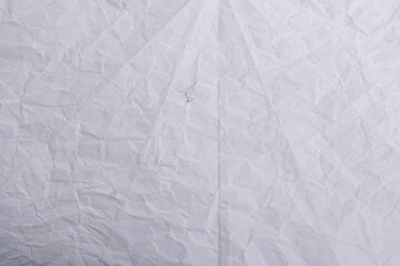 Crumpled White Wrinkled Paper Texture

