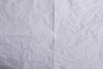 Wrinkled White Paper Texture Background

