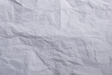 Crumpled White Paper Texture Background

