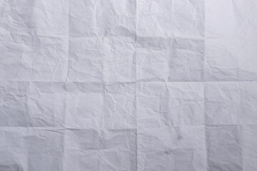 Wrinkled White Paper Texture Background

