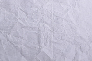 Crumpled White Paper Texture Background

