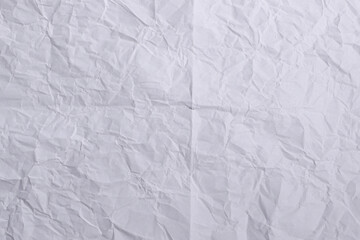 Folded Wrinkled White Paper Texture Background for Vintage and Grunge Design

