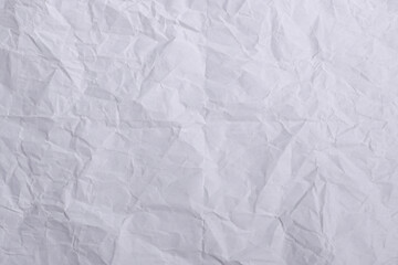 Wrinkled White Paper Texture Background for Scrapbook and Mockup Design

