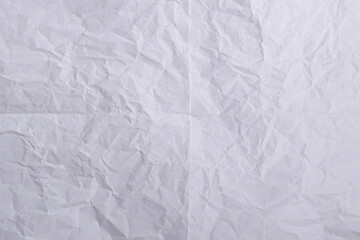 Wrinkled White Paper Texture Background for Scrapbook and Mockup Design

