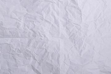 Wrinkled White Paper Texture Background for Scrapbook and Mockup Design

