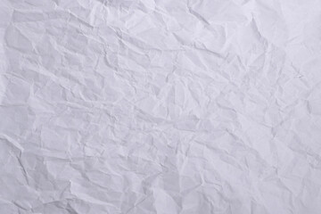 Crumpled White Paper Texture Background for Design and Mockup Use

