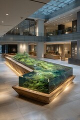 Exploring the Future of Urban Ecosystems: A Large Aquarium Within a Sustainable Cityscape