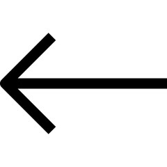 Arrow Left - Simple Minimalist Icon