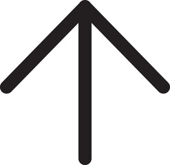 Arrow Up - Simple Minimalist Icon