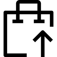 Shopping Bag - Simple Minimalist Icon