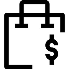 Shopping Bag - Simple Minimalist Icon