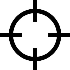 Fototapeta premium Target - Simple Minimalist Icon