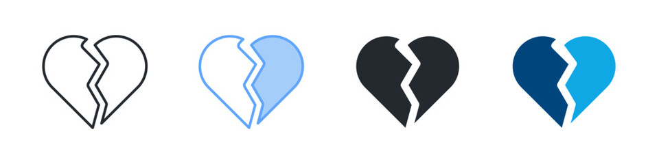 Vulnerability Icon Set Multiple Style. Designed In Outline, Blue, Glyph, Dual Tone