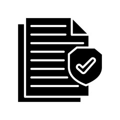 Policy Document glyph icon