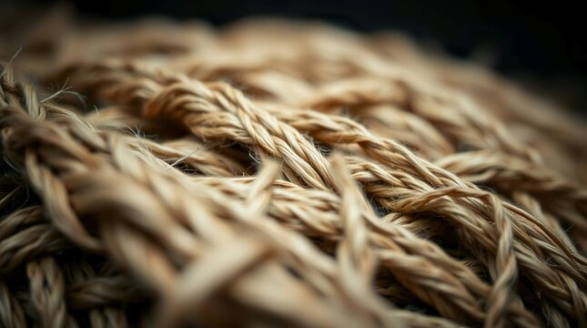 woven jute texture - Powered by Adobe