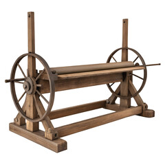 old cannon isolated on white