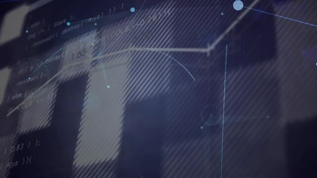 Highlight bar sweeping grid causing network lines pulsing, guiding nodes into convergence