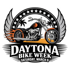 Daytona Bike Week Chopper Emblem
