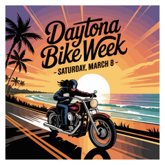 Daytona Bike Week Sunset Ride
