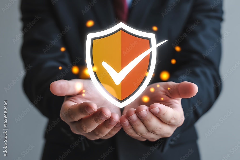 Poster secure your business comprehensive data protection and cybersecurity strategies for enhanced safety 