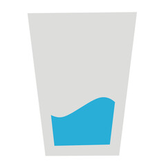Water Glass Icon Vector