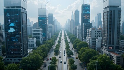 "Smart city powered by autonomous cloud computing grids"
