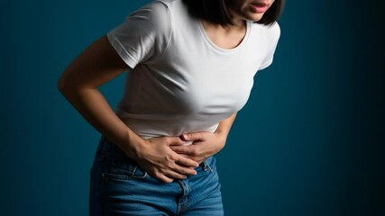 Pain and distress: A depiction of discomfort, capturing the struggle with bodily unease and agony