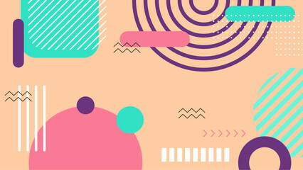 Abstract pastel shapes and lines suitable for background design, social media posts, print materials, website graphics, digital art projects.