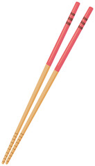 菜箸のイラスト ベクター素材