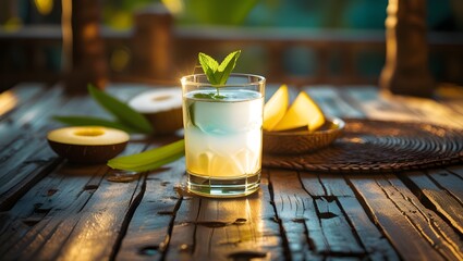 Refreshing Avocado Mint Summer Drink A Tropical Delight