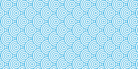 Minimal vector Overlapping Pattern geometric diamond geometric waves spiral abstract circle wave line. Blue seamless tile stripe geometric create retro line pattern background.