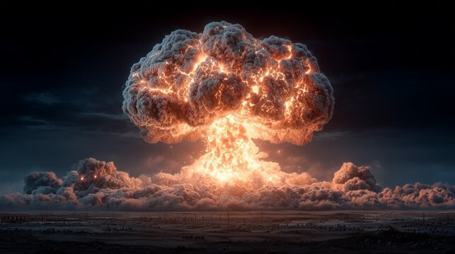 nuclear bomb explosion