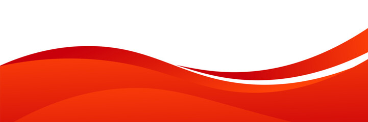 Vector red line background curve element with white space for text and message design, overlapping layers, vector illustration eps10