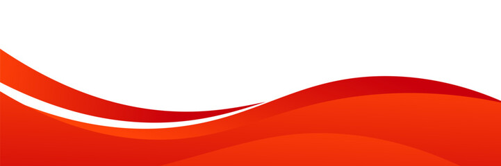 Vector red line background curve element with white space for text and message design, overlapping layers, vector illustration eps10