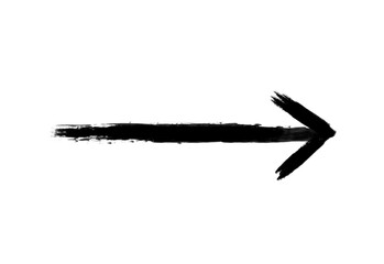 Arrow marker isolated vector mark hand draw.