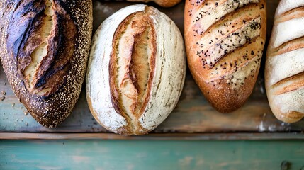 Artisan Breads Collection Rustic Bakery Loaves