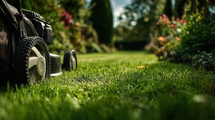 Maintaining property landscaping means mowing, applying fertilizers, and controlling pests effectively.
