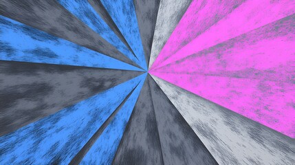 Abstract Geometric Burst Pink Blue Grey Lines Background