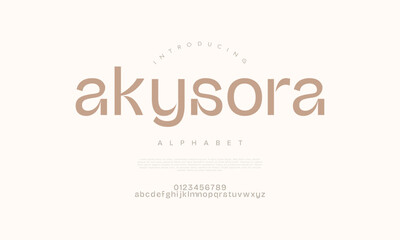 A clean rounded sans serif with soft curves and futuristic vibes, ideal for tech, branding, and editorial design