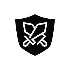defense solid icon vector design good for web or mobile app