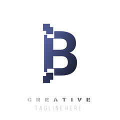 B Logo Design – Minimal and Creative Monogram , Letter B Icon – Business and Branding Identity