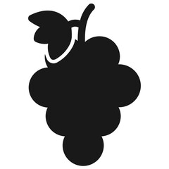 fruit icon with Solid design style and transparent background