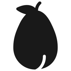 fruit icon with Solid design style and transparent background