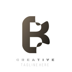 Obraz premium B Logo Design – Minimal and Creative Monogram , Letter B Icon – Business and Branding Identity