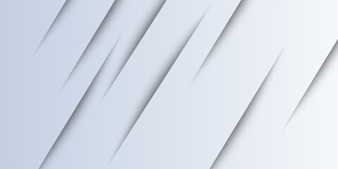 abstract Cool Gray Blendgeometric background with diagonal cut-out shapes and soft shadows. Minimalist and modern design suitable for presentations, technology themes, corporate materials,