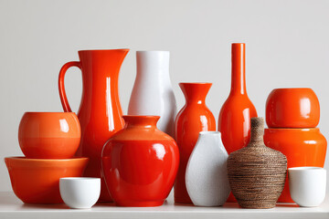 studio shot of various objects arranged to highlight contrasting colors
